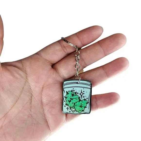 Acrylic 420 Keychain - Picture 3 of 3